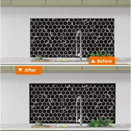 Imagem de Tile Edge Trim STICKGOO, pacote com 10, 30 cm, moldagem de parede, Peel Stick