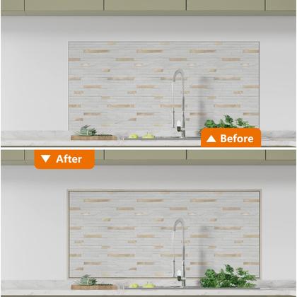 Imagem de Tile Edge Trim STICKGOO, pacote com 10 unidades, acabamento para moldagem de parede de 12 cm