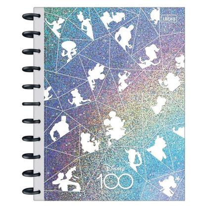 Imagem de Tilibra - Caderno Tilidisco Capa Dura Universitário 10 Matérias Disney 100 160 Folhas - Tilibra