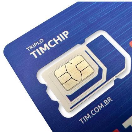 Imagem de Tim Chip Triplo Corte 5G Com Recarga de 10,00 do 11 ao 99