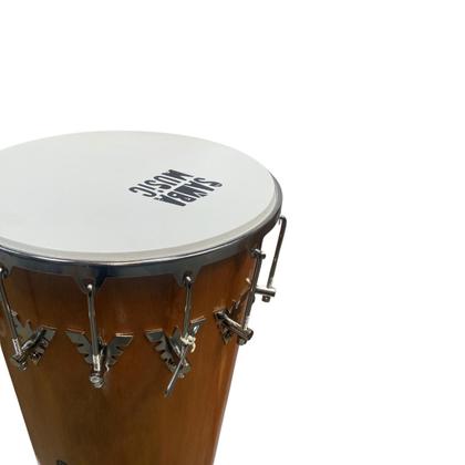 Imagem de TIMBAL SAMBA PAGODE PERCUSSÃO PHX 990MAV 90x14 MADEIRA VERNIZ