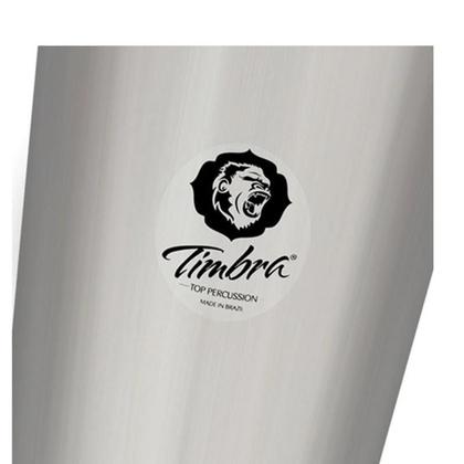 Imagem de Timbal timbra 14x90 aluminio polido c/aro cromado 16 af pele leitosa