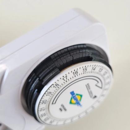 Imagem de Timer Analógico Bivolt Temporizador Programável Liga Desliga Cafeteira Luz