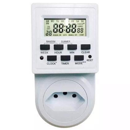 Imagem de Timer Digita Bivolt Temporizador 9 Program Liga E Desliga