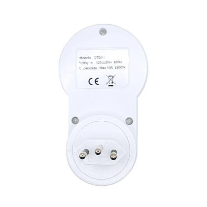 Imagem de Timer Digital Bivolt 10A 250V QTD01 Programável Qualitronix