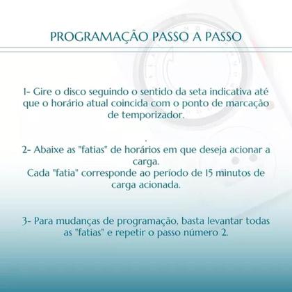 Imagem de Timer Digital Bivolt Temporizador 20 Eventos Liga E Desliga ( Timer Analogico )