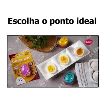 Imagem de Timer Ovo EGG Cozimento Gema Mole Ponto Certo Temporizador Colorido