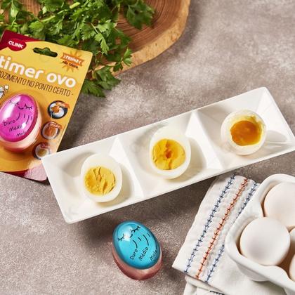 Imagem de Timer Ovo EGG Cozimento Gema Mole Ponto Certo Temporizador Colorido