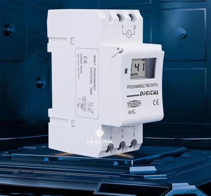 Imagem de Timer Semanal 220V DIN - 30A Display LCD