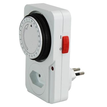 Imagem de Timer Temporizador Analógico Plug Liga E Desliga Aparelhos Bivolt
