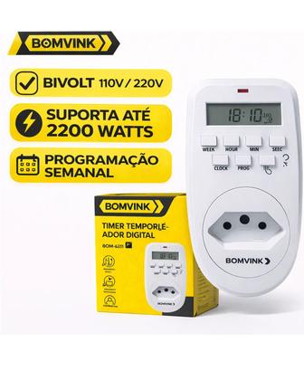 Imagem de Timer temporizador digital bom-6311 bomvink
