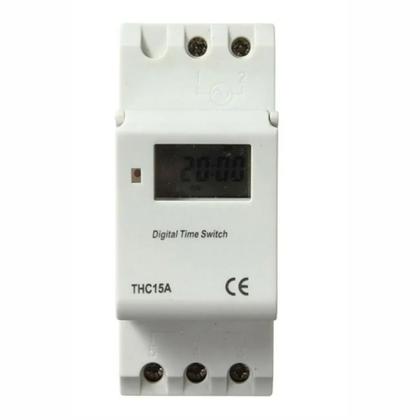Imagem de Timer Temporizador Digital Trilho Din 12v Acdc 16a