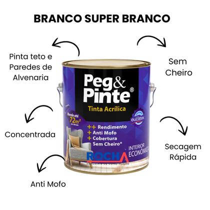 Imagem de Tinta Acrilica Anti Mofo Sem Cheiro Para Parede 3,6L - Eucatex