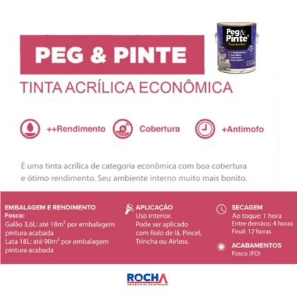 Imagem de Tinta Acrilica Anti Mofo Sem Cheiro Para Parede 3,6L - Eucatex