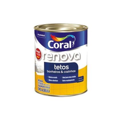 Imagem de Tinta Acrilica Chega de Mofo Branco Fosco 900ml - Coral