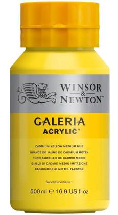 Imagem de Tinta Acrílica Galeria 500ml Cadmium Yellow Medium Hue 120