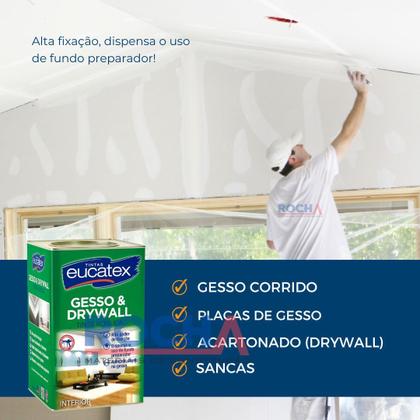 Imagem de Tinta Acrílica Gesso E Drywall - 18l Branco - Eucatex