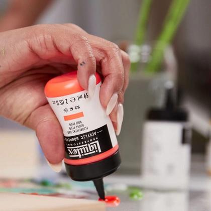 Imagem de Tinta Acrílica Guache Liquitex 59ml S2 985 Fluorescent Green