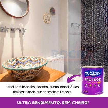 Imagem de Tinta Acrilica Lavavel Protege Sem Cheiro - 3,6L Eucatex