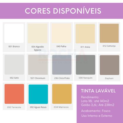 Imagem de Tinta Acrilica Lavavel Protege Sem Cheiro - 3,6L Eucatex