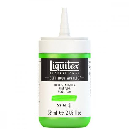 Imagem de Tinta Acrílica Liquitex Soft Body 59ml S2 Fluorescent Green