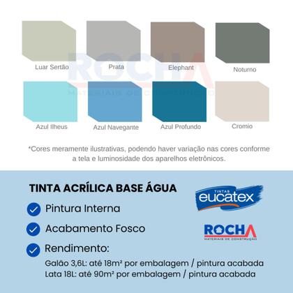 Imagem de Tinta Acrílica para Parede Peg e Pinte 3,6L Eucatex