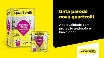 Imagem de Tinta Acrílica Parede Nova Quartzolit 18L Branco Neve