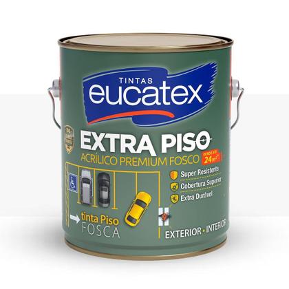 Imagem de Tinta Acrílica Piso Branco Eucatex 3,6l