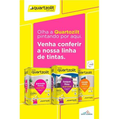 Imagem de Tinta Acrílica Quartzolit Parede Nova Econômica Branco Neve 18 Litros