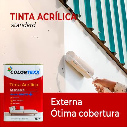 Imagem de Tinta Acrílica Rende Muito 18  3,6 Litros Colortexx BRANCO 