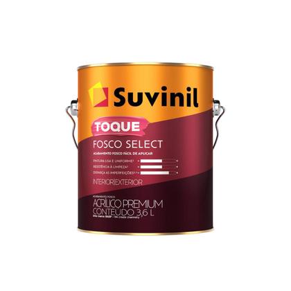 Imagem de Tinta Acrílica Toque Fosco Select Crômio 3,6L Suvinil 