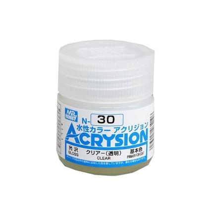 Imagem de Tinta Acrysion N030 Clear Verniz Brilhante 10 Ml Gunze Guac30