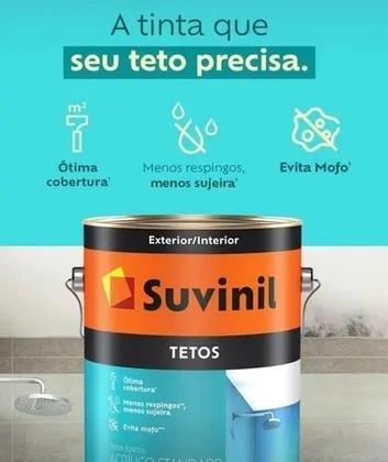 Imagem de Tinta Anti Mofo Para Tetos Suvinil Branco 900ml