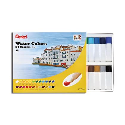 Imagem de Tinta Aquarela Pentel em Tubo Estojo com 24 Cores