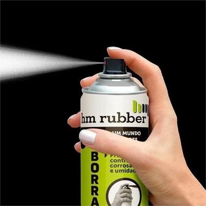 Imagem de Tinta Borracha Líquida Preto Impermeabilizante 400ml Hm Rubber Spray