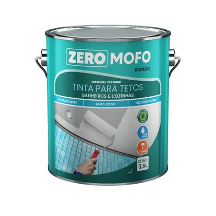 Imagem de Tinta Branco Acetinado Zero Mofo 3,6L Montana Teto Cozinha Banheiro