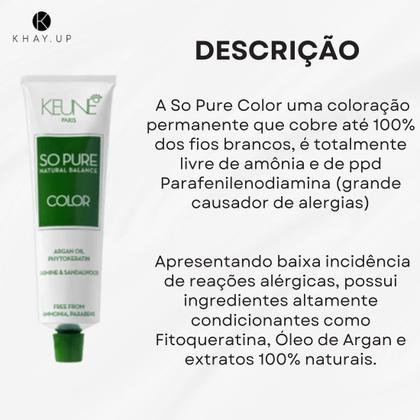 Imagem de Tinta cabelo - Keune - So Pure - Coloração Natural 60ml
