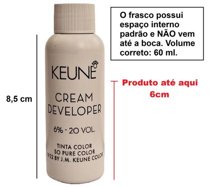 Imagem de Tinta Coloração Keune 10 Louro Extra Claro + Developer 20vol
