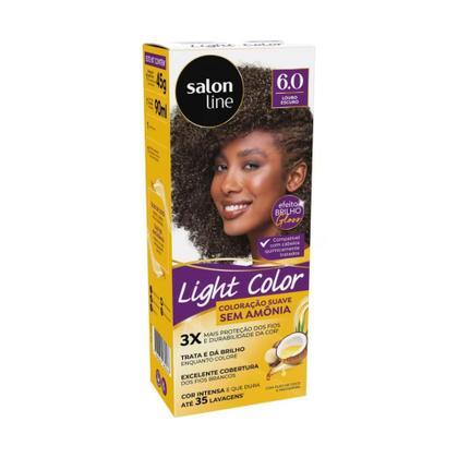 Imagem de Tinta Coloração Light Color 6.0 Louro Escuro Salon Line