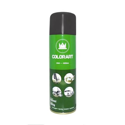 Imagem de Tinta Colorart Spray Uso Geral Preto Semi Fosco 300ml