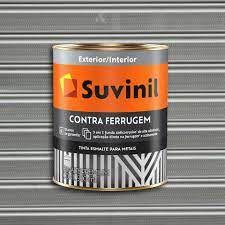 Imagem de Tinta Contra Ferrugem Suvinil Esmalte Brilho 0,9l Branco