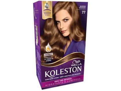 Imagem de Tinta de Cabelo Koleston Marrom Dourado 77