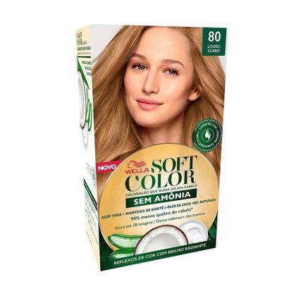 Imagem de Tinta de Cabelo Soft Color 80 Louro Claro 35g