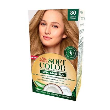 Imagem de Tinta de Cabelo Soft Color 80 Louro Claro 35g