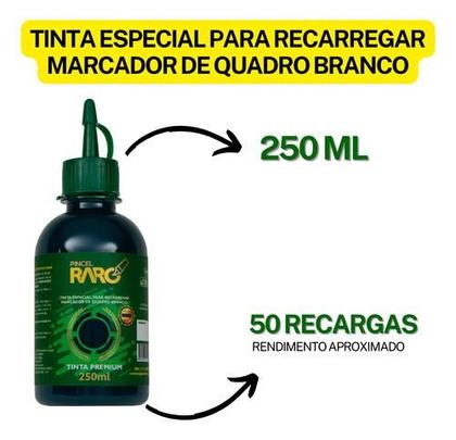 Imagem de Tinta De Marcador Para Quadro Branco 250ml + De 55 Recargas