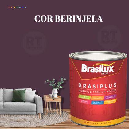 Imagem de Tinta de Parede Roxo 800ml Brasiplus Fosca