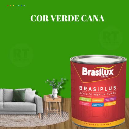 Imagem de Tinta de Parede Verdes 800ml Brasiplus Fosca