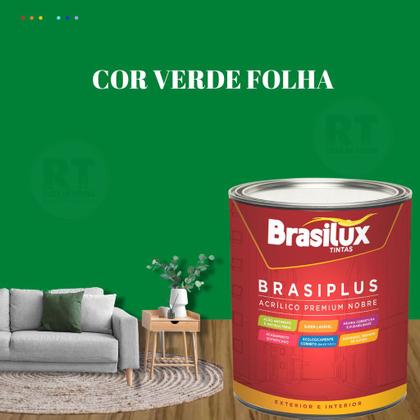 Imagem de Tinta de Parede Verdes 800ml Brasiplus Fosca