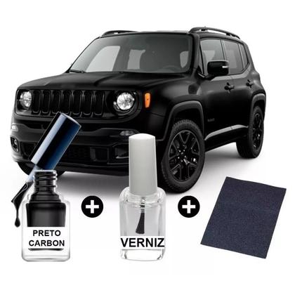 Imagem de Tinta De Retoque Tira Risco Carro Jeep - Preto Carbon