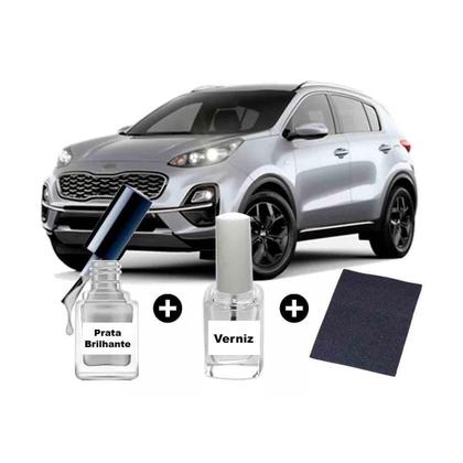 Imagem de Tinta De Retoque Tira Risco Carro Kia - Prata Brilhante